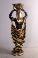 Egyptian Plant Holder Male Small Statue - LM Treasures 