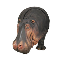 Realistic Hippopotamus Life Size Statue - LM Treasures 