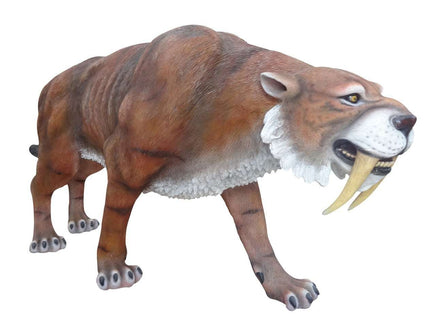Saber Tooth Life Size Statue - LM Treasures 