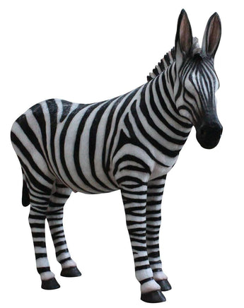 Zebra Life Size Statue - LM Treasures 