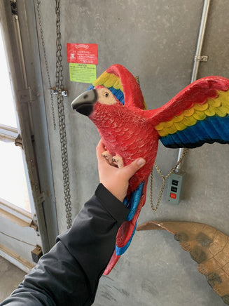 Flying Macaw Parrot Life Size Statue - LM Treasures 