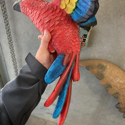 Flying Macaw Parrot Life Size Statue - LM Treasures 
