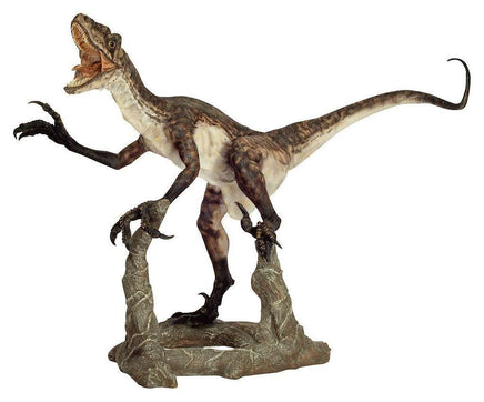 Jurassic World Velociraptor (Open Jaw) Deinonychos Life Size Statue - LM Treasures 
