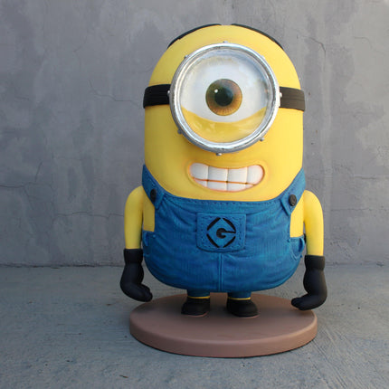 Cartoon Yellow Minion One Eye Life Size Statue - LM Treasures 