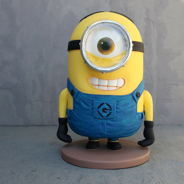 Cartoon Yellow Minion One Eye Life Size Statue LM Treasures - A