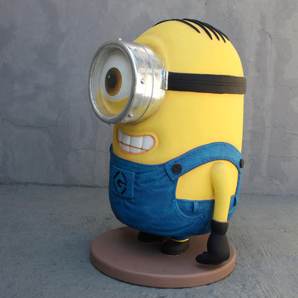 Cartoon Yellow Minion One Eye Life Size Statue - LM Treasures 