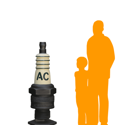 Giant Spark Plug Over Sized Statue - LM Treasures 