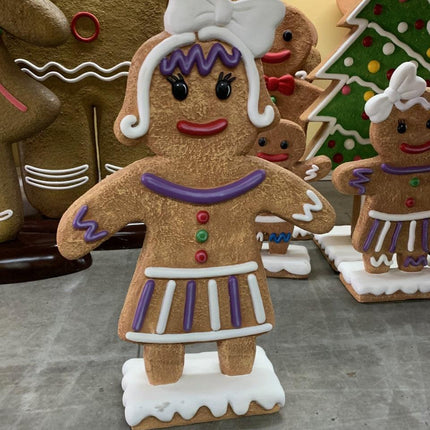 Small Mama Gingerbread Cookie Over Sized Statue - LM Treasures 