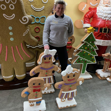 Small Mama Gingerbread Cookie Over Sized Statue - LM Treasures 