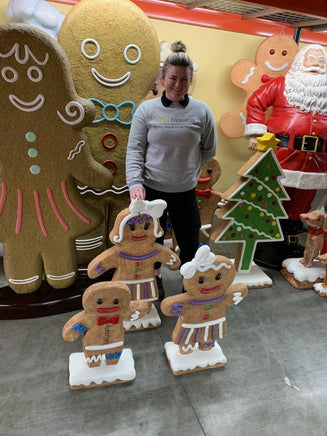 Small Mama Gingerbread Cookie Over Sized Statue - LM Treasures 