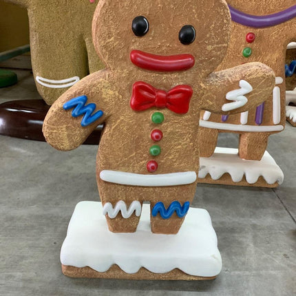 Small Boy Gingerbread Cookie Over Sized Statue - LM Treasures 