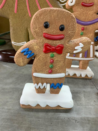 Small Boy Gingerbread Cookie Over Sized Statue - LM Treasures 