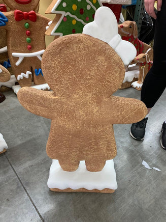 Small Girl Gingerbread Cookie Over Sized Statue - LM Treasures 