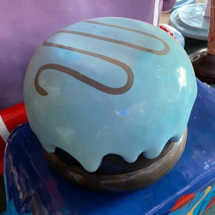 Blue Mallow Chocolate Truffle Over Sized Statue - LM Treasures 
