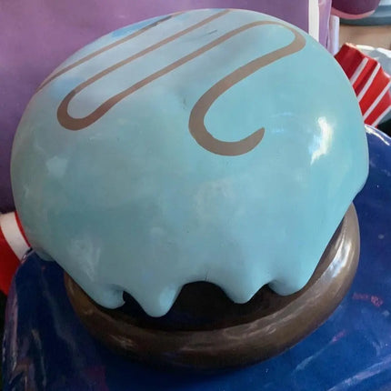Blue Mallow Chocolate Truffle Over Sized Statue - LM Treasures 
