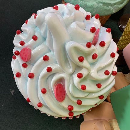 Red Velvet Cupcake Over Sized Statue - LM Treasures 