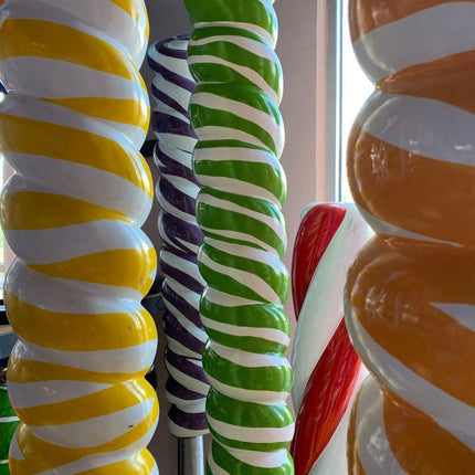 Yellow Twisted Pop Over Sized Statue - LM Treasures 