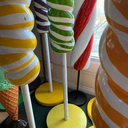 Orange Twisted Pop Over Sized Statue - LM Treasures 