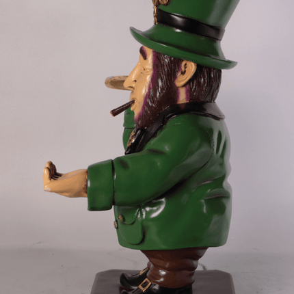 Leprechaun Smoking Butler Life Size Statue - LM Treasures 