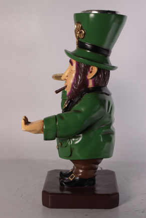 Leprechaun Smoking Butler Life Size Statue - LM Treasures 