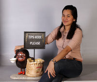Coffee Bean Bag Over Sized Statue - LM Treasures 