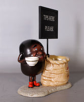 Coffee Bean Bag Over Sized Statue - LM Treasures 