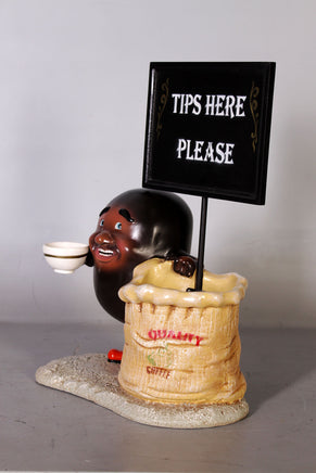 Coffee Bean Bag Over Sized Statue - LM Treasures 