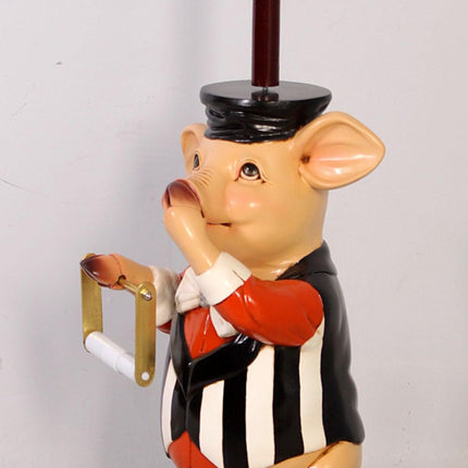 Pig Toilet Paper Holder Statue - LM Treasures 
