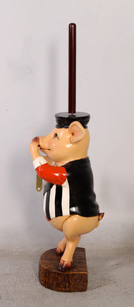 Pig Toilet Paper Holder Statue - LM Treasures 