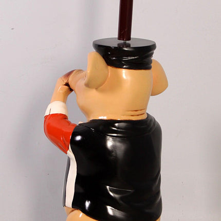 Pig Toilet Paper Holder Statue - LM Treasures 