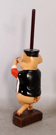 Pig Toilet Paper Holder Statue - LM Treasures 