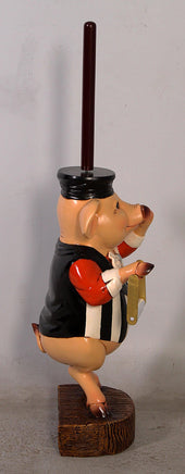 Pig Toilet Paper Holder Statue - LM Treasures 