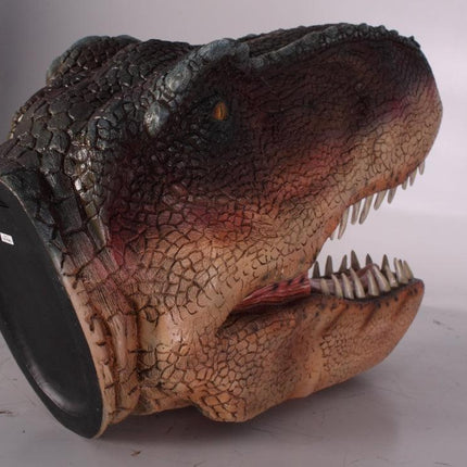 T-Rex Dinosaur Head Medium Life Size Statue - LM Treasures 