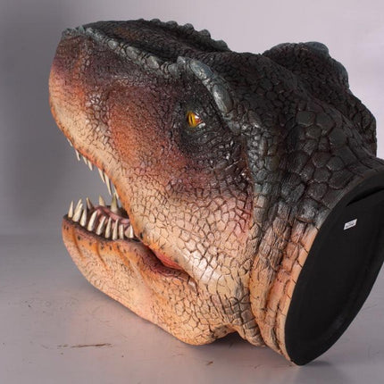 T-Rex Dinosaur Head Medium Life Size Statue - LM Treasures 