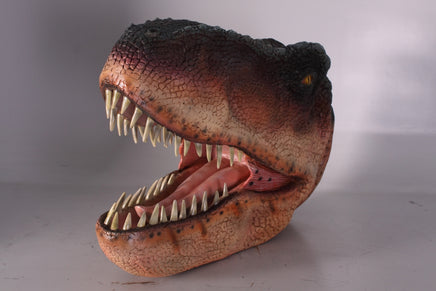 T-Rex Dinosaur Head Medium Life Size Statue - LM Treasures 