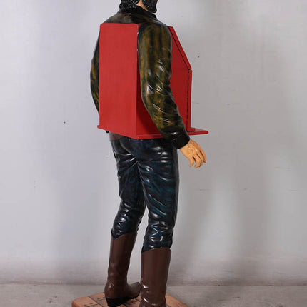 Cowboy Slot Machine Cabinet Life Size Statue - LM Treasures 