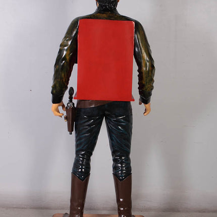 Cowboy Slot Machine Cabinet Life Size Statue - LM Treasures 