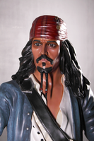 Pirate Captain Jack With Gun Life Size Statue - LM Treasures 
