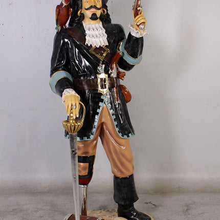 Pirate Captain Morgan Life Size Statue - LM Treasures 