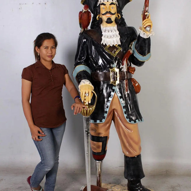 Pirate Captain Morgan Life Size Statue LM Treasures - GP
