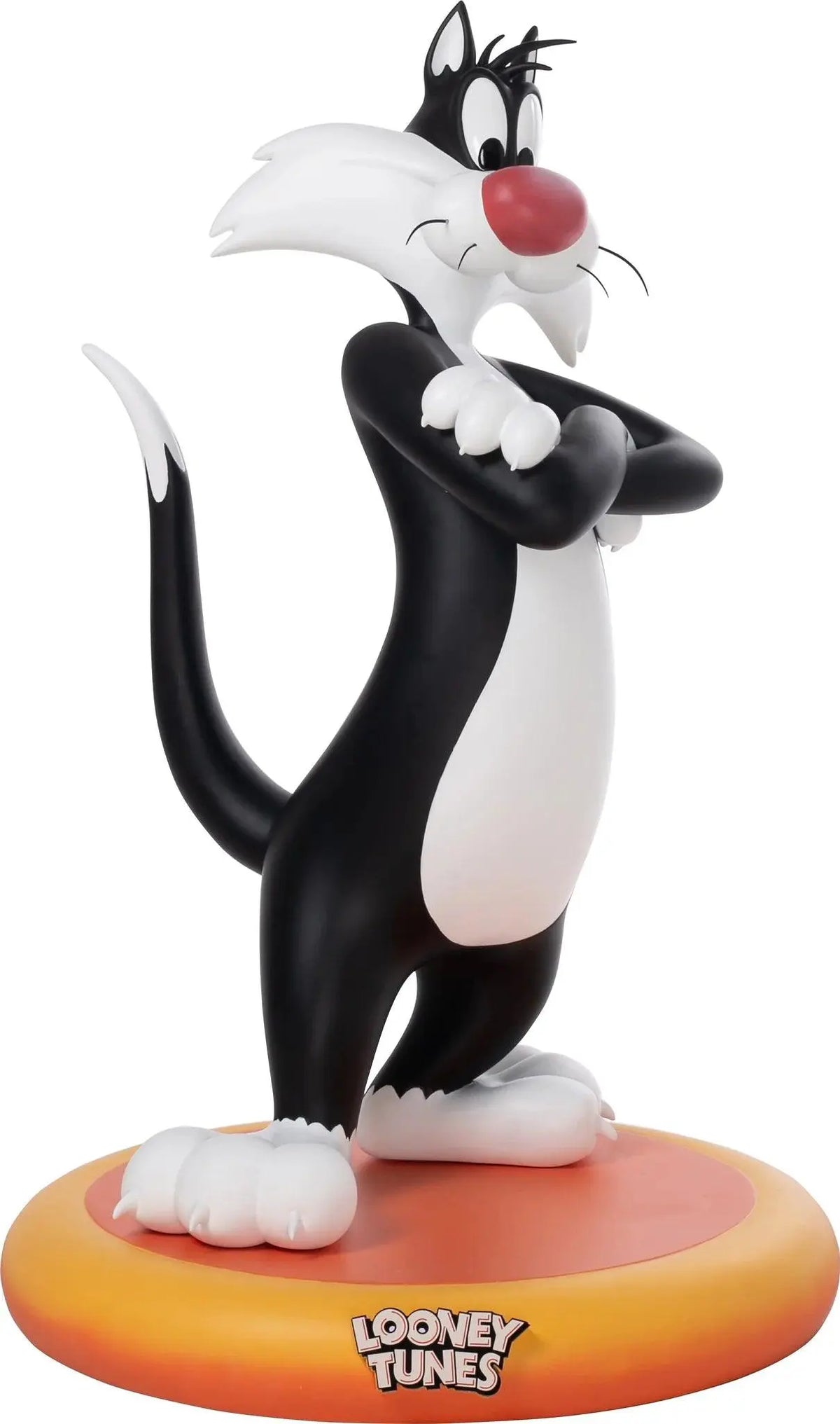 Looney Tunes Sylvester The Cat On Base Life Size Statue | LM