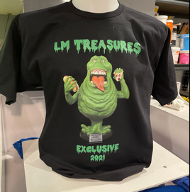 Slimer LM Treasures Exclusive T-Shirts - LM Treasures 
