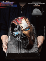 Avengers: Endgame Iron Man Mark 50 Helmet Battle Table Top Statue - LM Treasures 