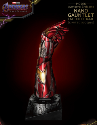 Avengers: Endgame  Iron Man Ultra Craftsman Series Nano Gloves Tabletop Statue - LM Treasures 