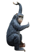 Monkey Chimpanzee Bing Life Size Statue - LM Treasures 