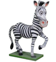 Comic Zebra Life Size Statue - LM Treasures 