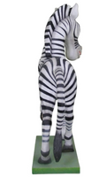 Comic Zebra Life Size Statue - LM Treasures 