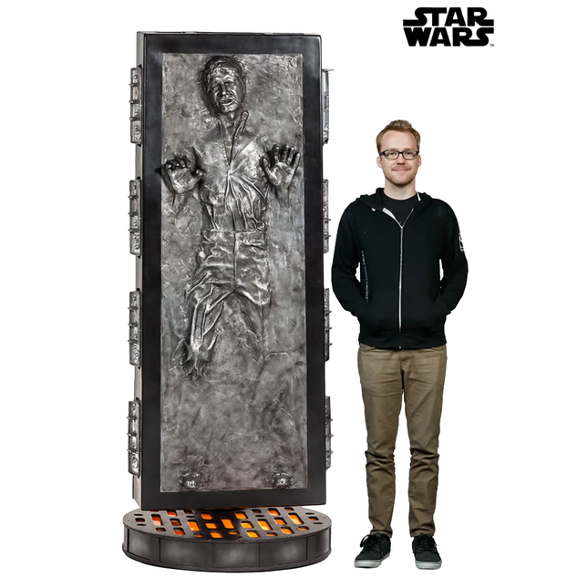 Star Wars Han Solo In Carbonite Life Size Statue - LM Treasures 
