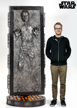 Star Wars Han Solo In Carbonite Life Size Statue - LM Treasures 