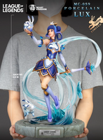 League Of Legends Porcelain Lux Master Craft Table Top Statue - LM Treasures 